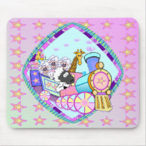 Baby Train Mousepad