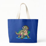 Baby triceratops canvas bags