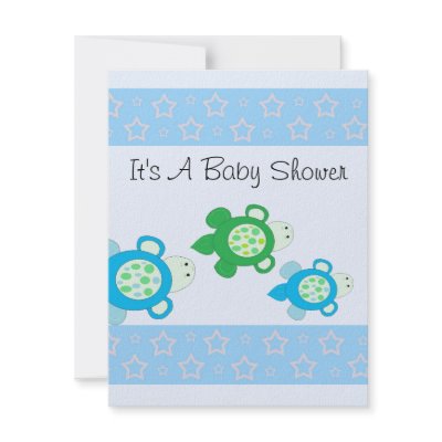 Baby Turtle Baby Shower Invite by seashell2