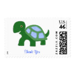 Baby Turtle Blue Thanks Postage