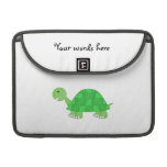 Baby turtle in green fade sleeve for MacBook pro