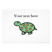 Baby turtle invites