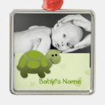 Baby Turtle/Photo Christmas Tree Ornament