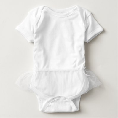 Baby Tutu Bodysuit White