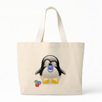 Baby Tux Tote Bags