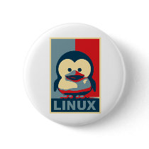 Baby Tux Linux buttons