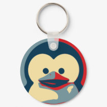 Baby Tux Linux keychains