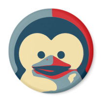 Baby Tux Linux magnets by eritor Baby Tux Linux magnets