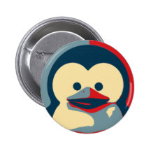 Baby Tux Linux Pinback Buttons