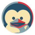 Baby Tux Linux stickers by eritor Baby Tux Linux stickers