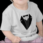 Baby Tuxedo, Black   White Tshirts