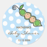 Baby Twin Boys Pea in a Pod Baby Shower Label / Stickers