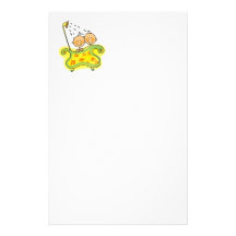 Baby twins stationery design