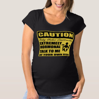 under construction maternity shirt