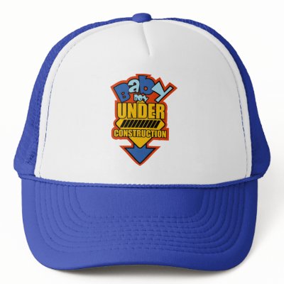 Baby Under Construction Hat by crazycoolbaby