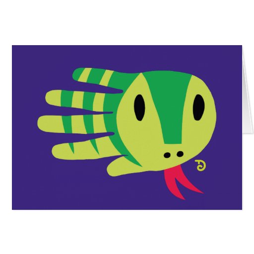 Baby Viper Greeting Card