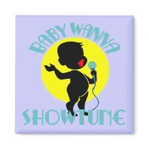 Baby Wanna Showtune (Boy) Magnet magnets