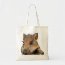 Baby Warthog Tote Bags