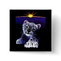 Baby White Tiger buttons by fstasu58 Baby White Tiger buttons