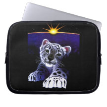 Baby White Tiger Laptop Sleeve