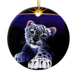 Baby White Tiger Ornament