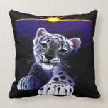 Baby White Tiger Throw Pillow