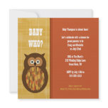 Baby Who?: Baby Shower Invitation