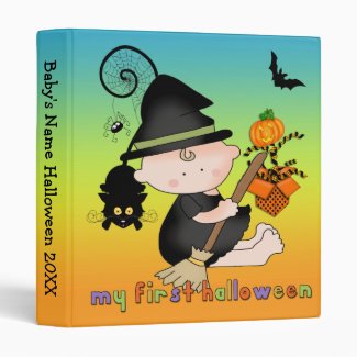 Baby Witch My 1st Halloween 1" Binder