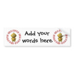 Baby with "Children are a gift from The Lord" Bumper Sticker