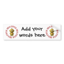Baby with "Children are a gift from The Lord" Bumper Sticker