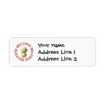 Baby with "Children are a gift from The Lord" Custom Return Address Label