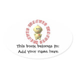 Baby with "Children are a gift from The Lord" Oval Stickers