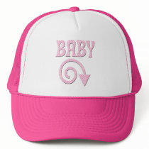 BABY WITH DOWN ARROW MATERNITY DESIGN HAT