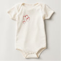 baby with hearts t-shirts