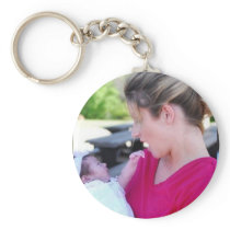 baby with mom keychains