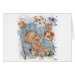 Baby with toys cards