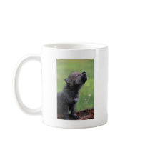 Baby Wolf Howls Mug