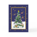 Baby Yellow Dragons Christmas Card by LisaKonrad Baby Yellow Dragons Christmas Card