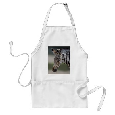 Baby Zebra Apron by Marmotta