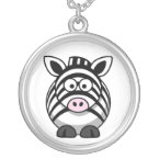 Baby Zebra Cartoon Necklace necklace