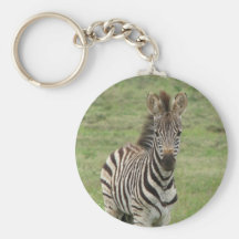 Baby Zebra Keychain