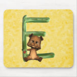 BabyBear Toon Monogram E Mouse Pad
