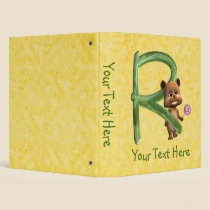 BabyBear Toon Monogram R binders