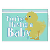 BabyBlue Duck Card
