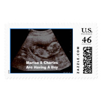 babycasale2, Marisa & Charles Are Having A Boy postage