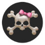 Babydoll goth skull Sticker Babydoll goth skull Sticker