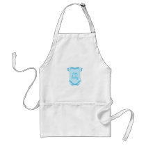 Babygro in Blue New Baby Apron