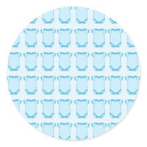 Babygro in Blue Stickers