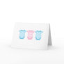 Babygro in Pink and Blue New Baby Card