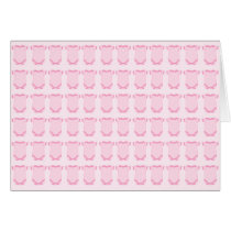 Babygro in Pink Card